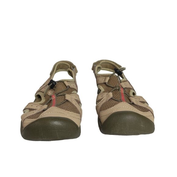 Watermates Closed Toe Sandal Womens 9M Beige Pink Summer - Picture 3 of 11